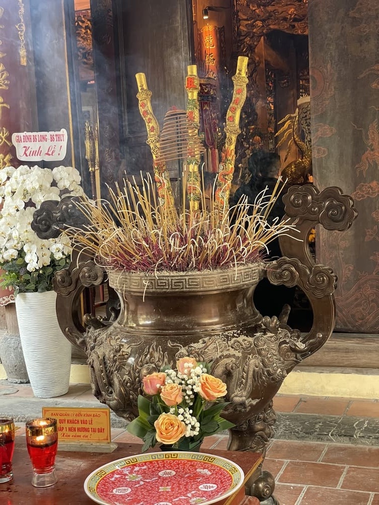 Hanoï, temple dans le vieux quartier