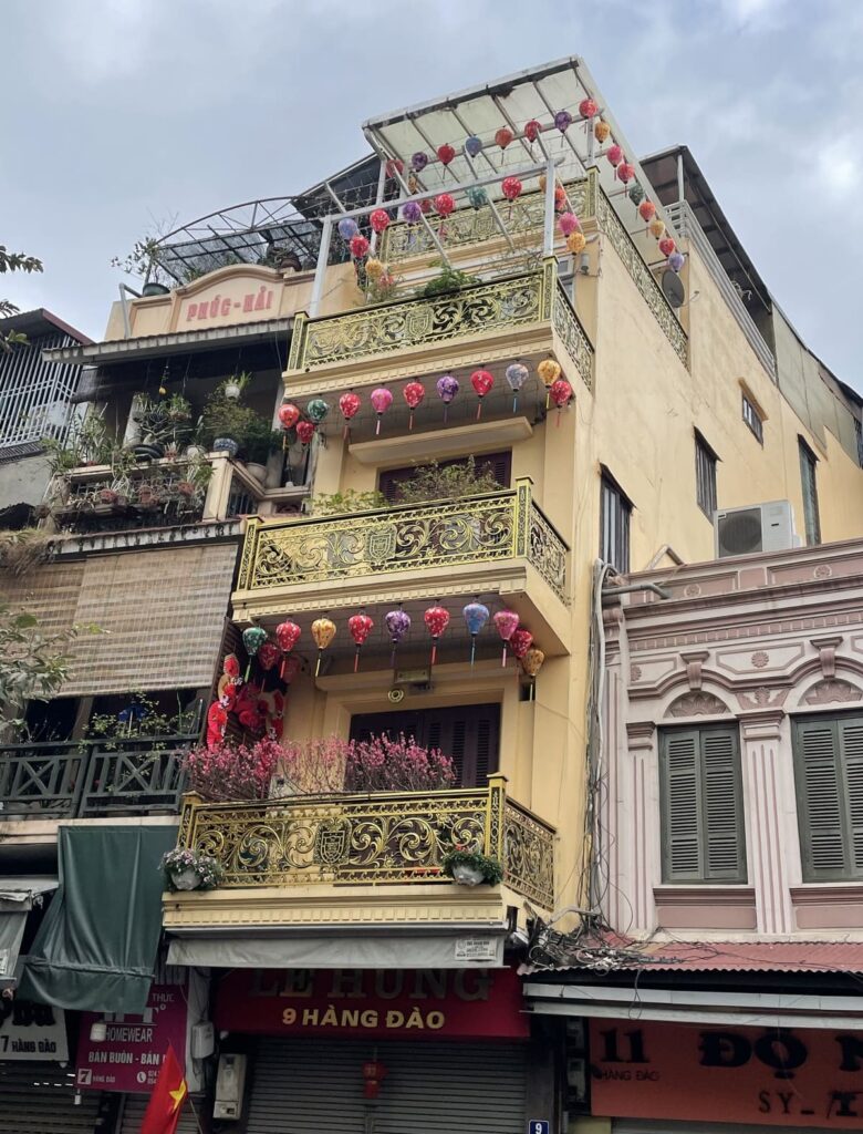 Hanoi, maison tube traditionnelle