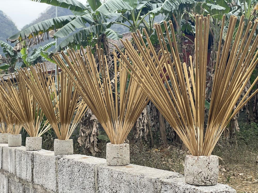 village de l'encens prés de Cao Bang