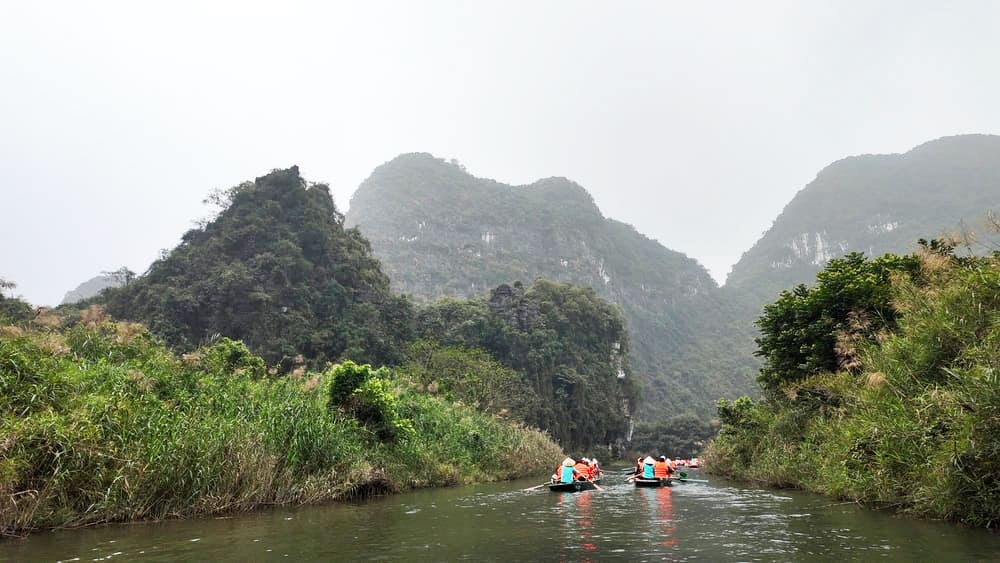 Baie d'Halong terrestre, Trang An, balade en barque circuite numéro 3