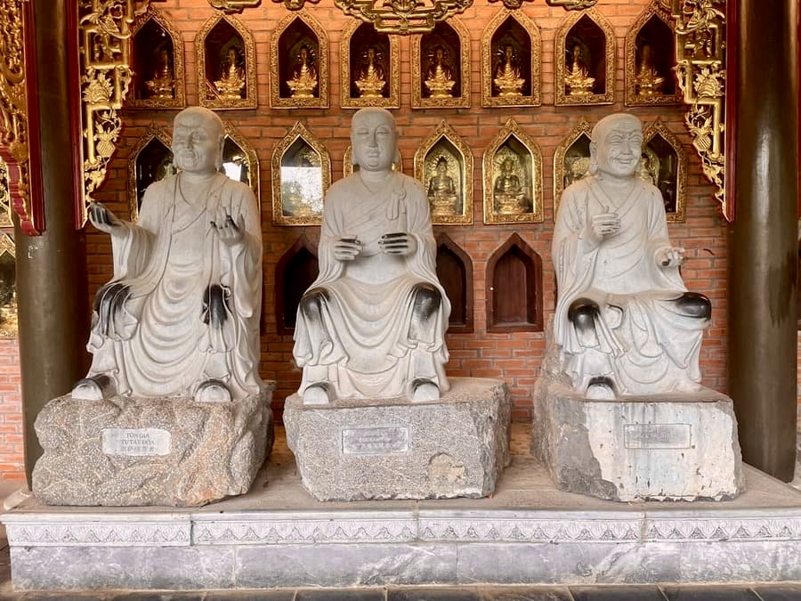 Pagode de Bai Dinh, couloir d'Arhat