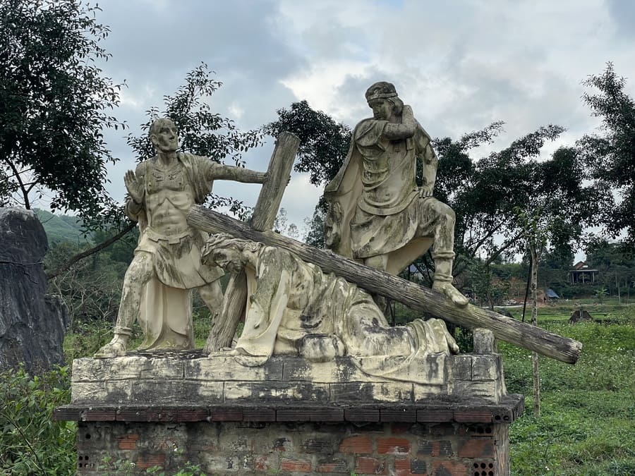 Phong Nha, calvaire en plein air