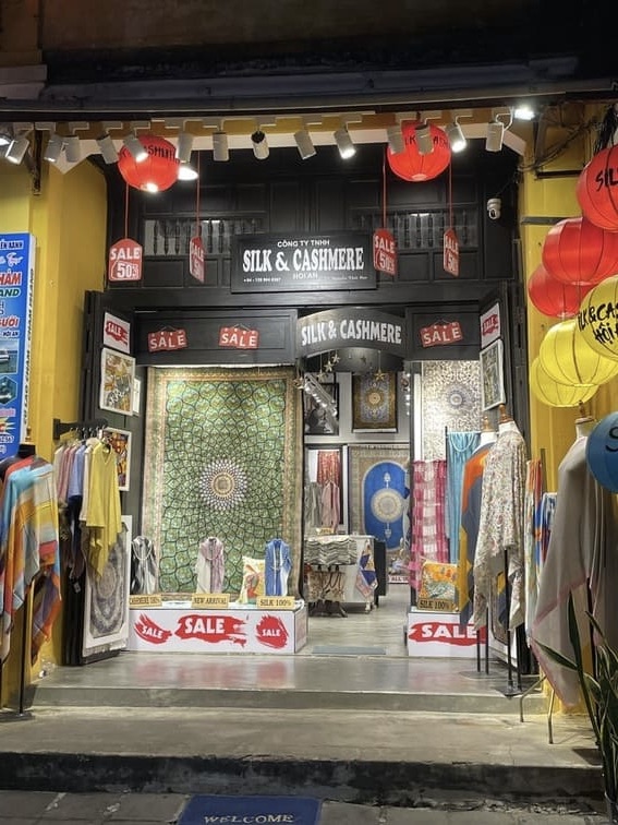 Hoi An, soie et tissus