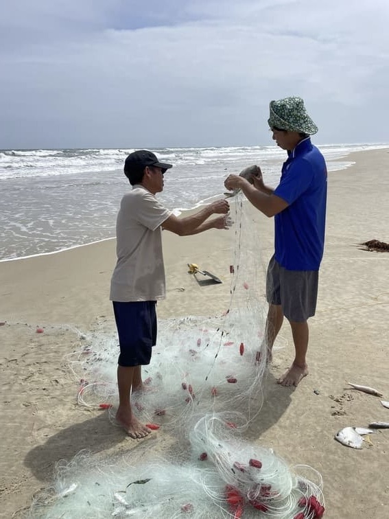 Pêcheurs à Tam Thanh