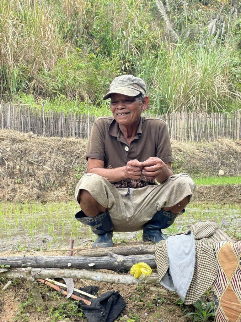 Montagnard dans les hauts plateaux du centre du Vietnam