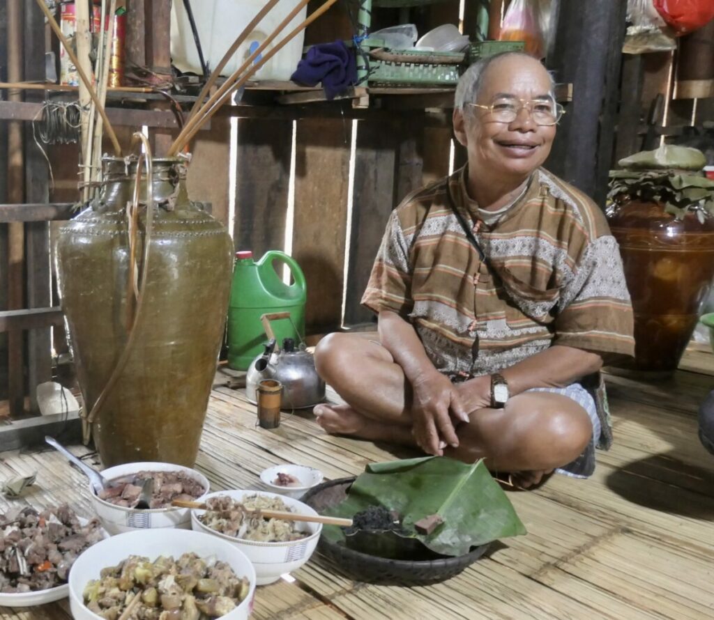 Hauts plateaux du centre du Vietnam, chef de village