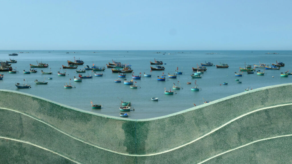 Mui Ne flotille de pêcheurs