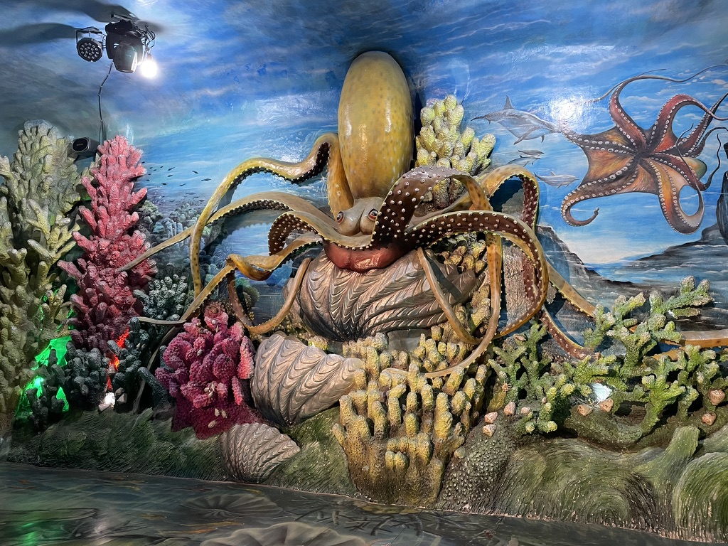 Sous sol de la Maison Hang Nga ou Crazy House à Da Lat, insoliote